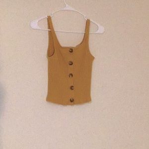 Yellow Heart Hip top